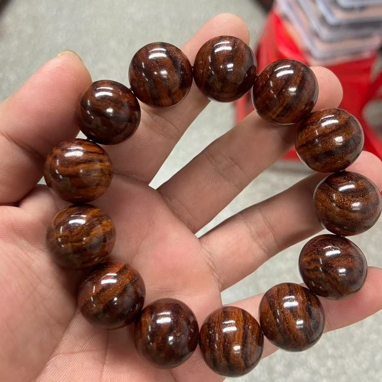 2.0规格海南黄花梨虎皮纹大黑线（同料多样性发一）