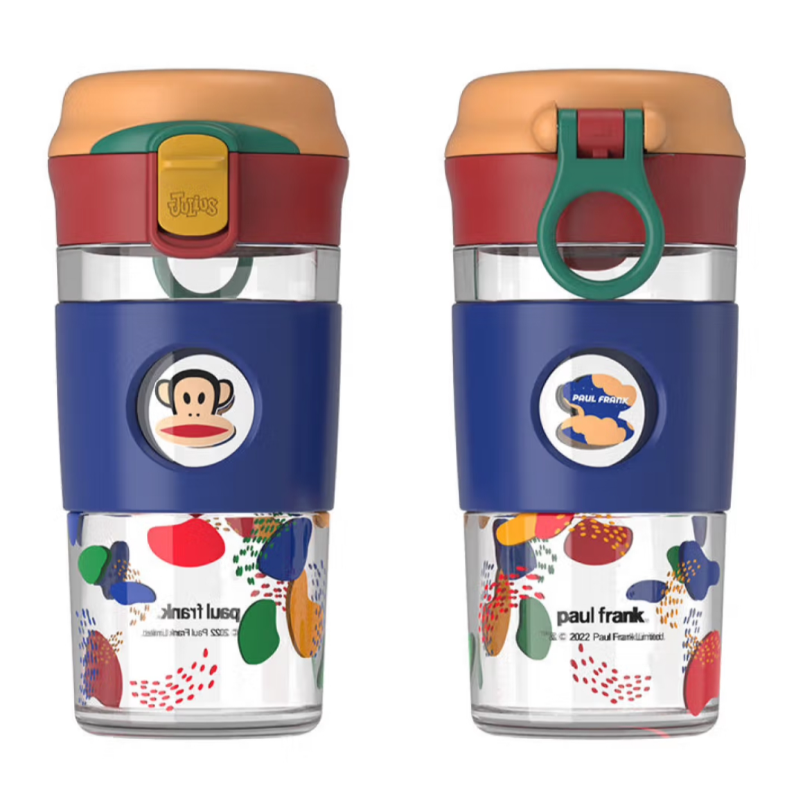 大嘴猴（paul frank）玻璃杯耐高温高颜值430ml