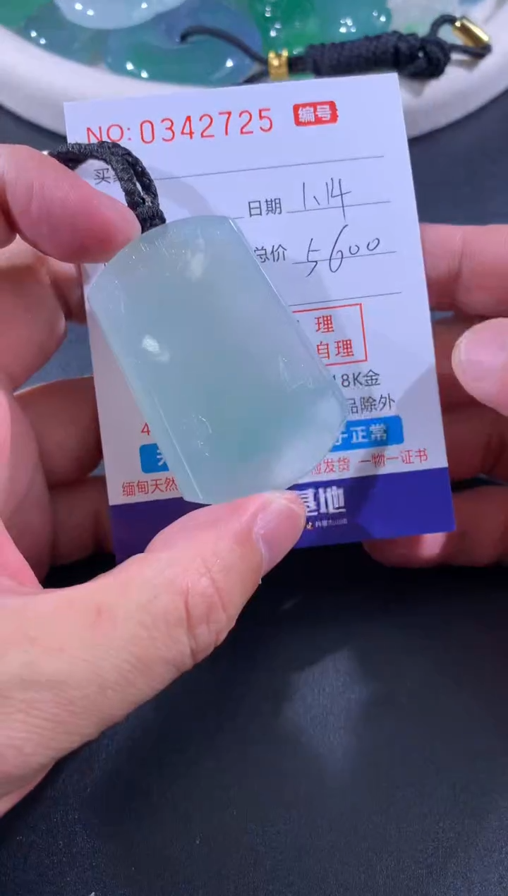 【闪购商品】翡翠颈饰未镶嵌天然A货翡翠