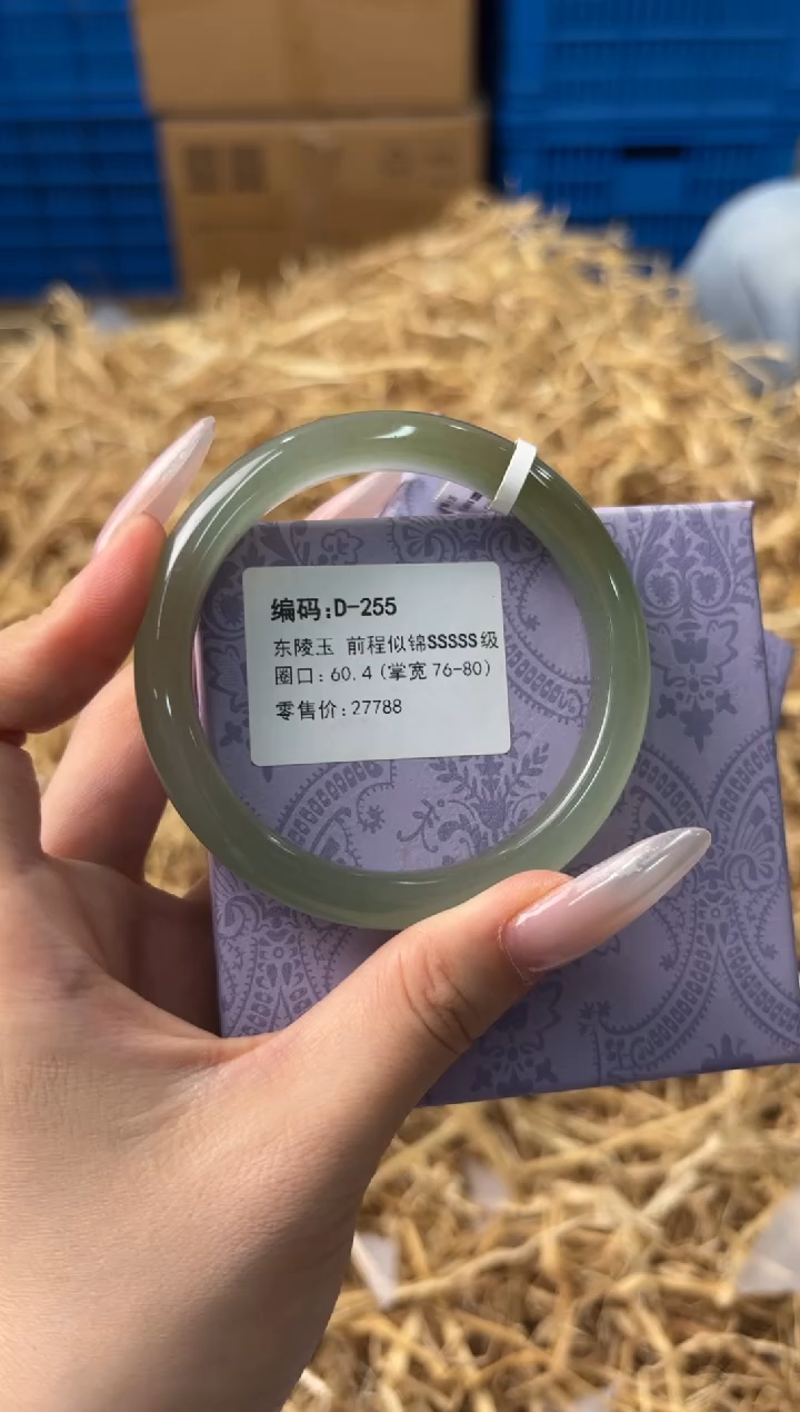 未镶嵌手镯石英质玉D-255