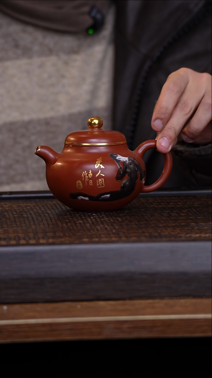 茶壶紫砂宜兴手工原矿紫砂壶001