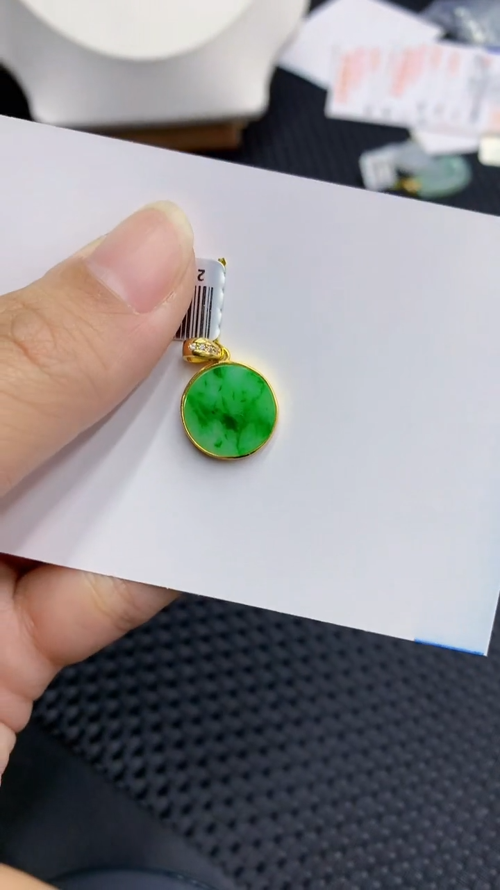 【闪购商品】翡翠颈饰银S925镶嵌            8