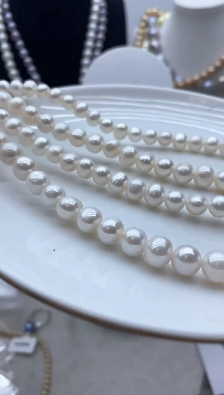 【闪购商品】淡水珍珠颈饰钛钢120