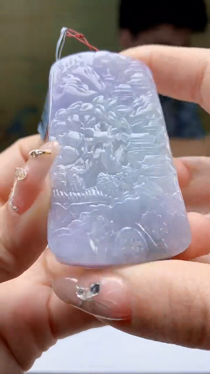 【闪购商品】定制翡翠未镶嵌4688ty-毛货挂件293