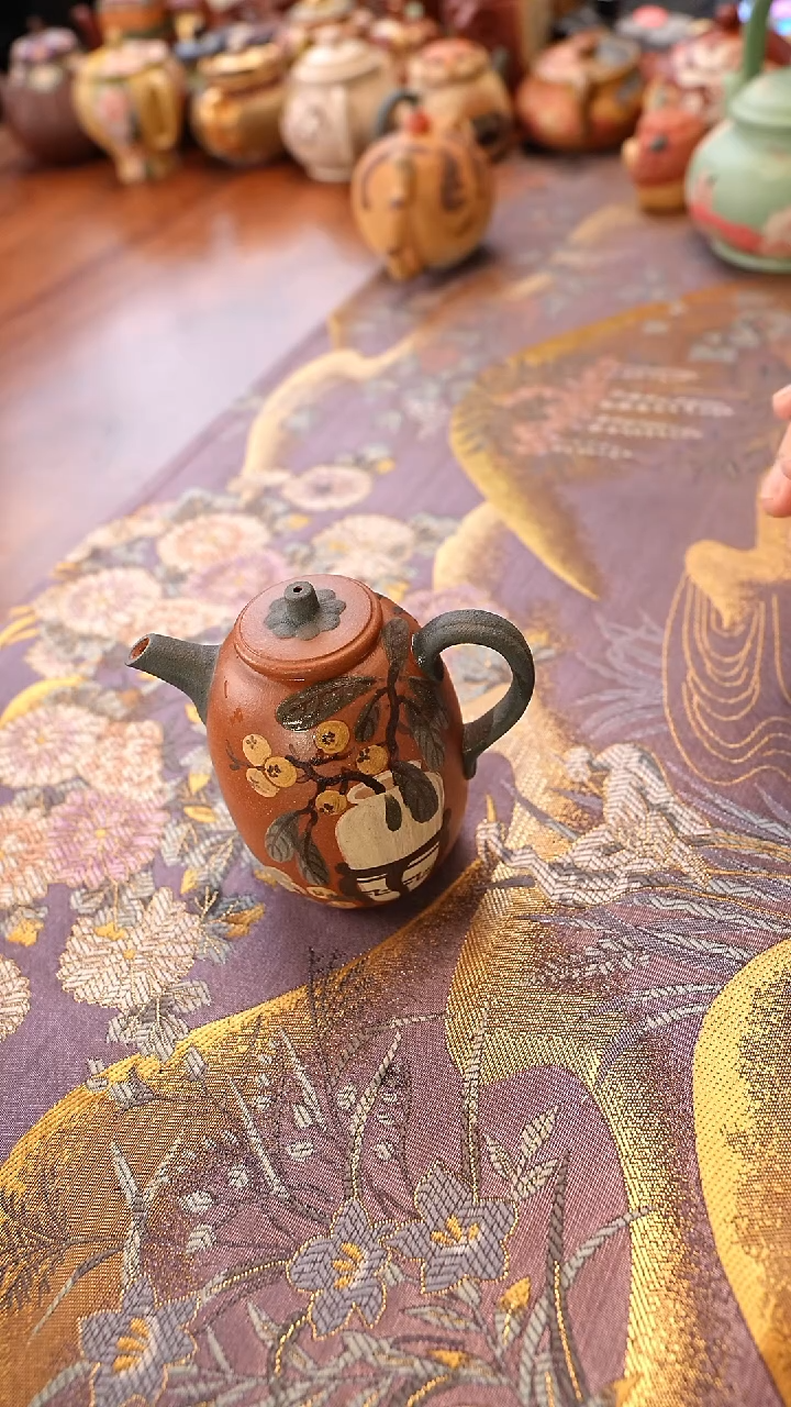 茶壶紫砂多金琵琶 茶壶