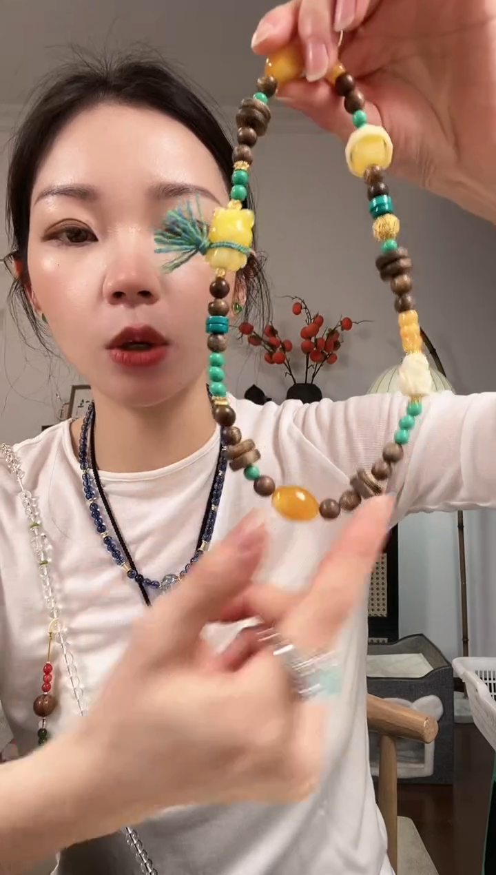 【闪购商品】琥珀颈饰未镶嵌A268AAAAAAA