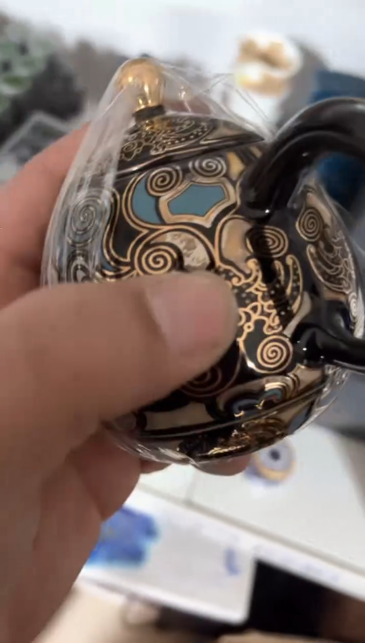 【闪购商品】金银错龙胆壶茶具茶具