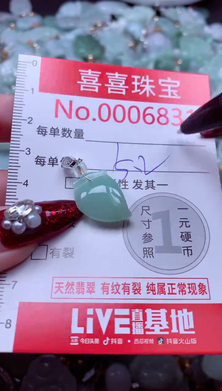 颈饰未镶嵌翡翠6831