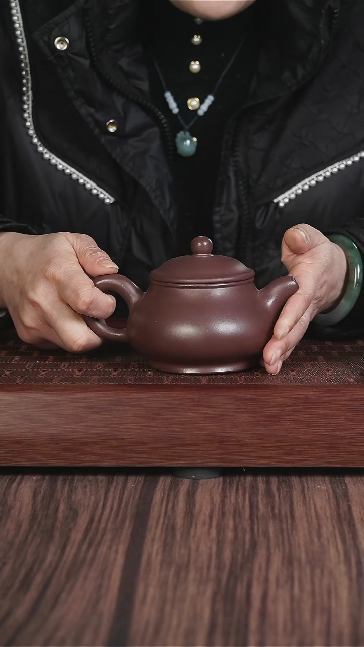 【闪购商品】紫砂茶壶wxj  紫泥  潘壶