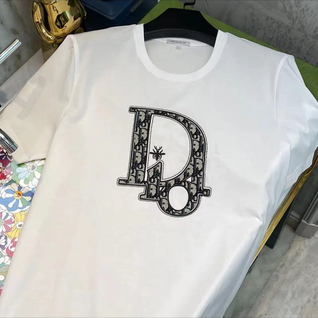 1379男士短袖t恤上衣2025夏季设计师款运动休闲半袖-CD