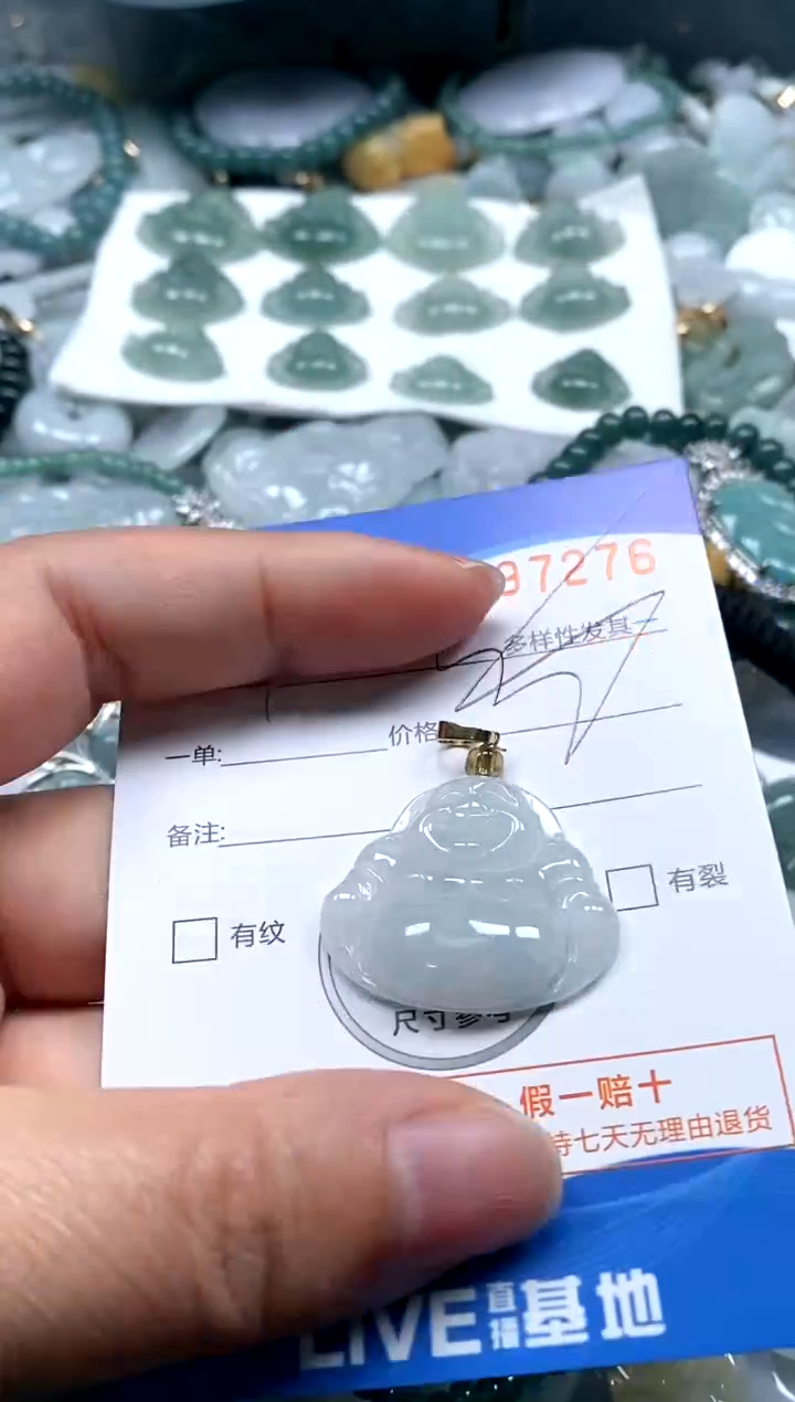 【闪购商品】翡翠颈饰未镶嵌闪购商品0197276