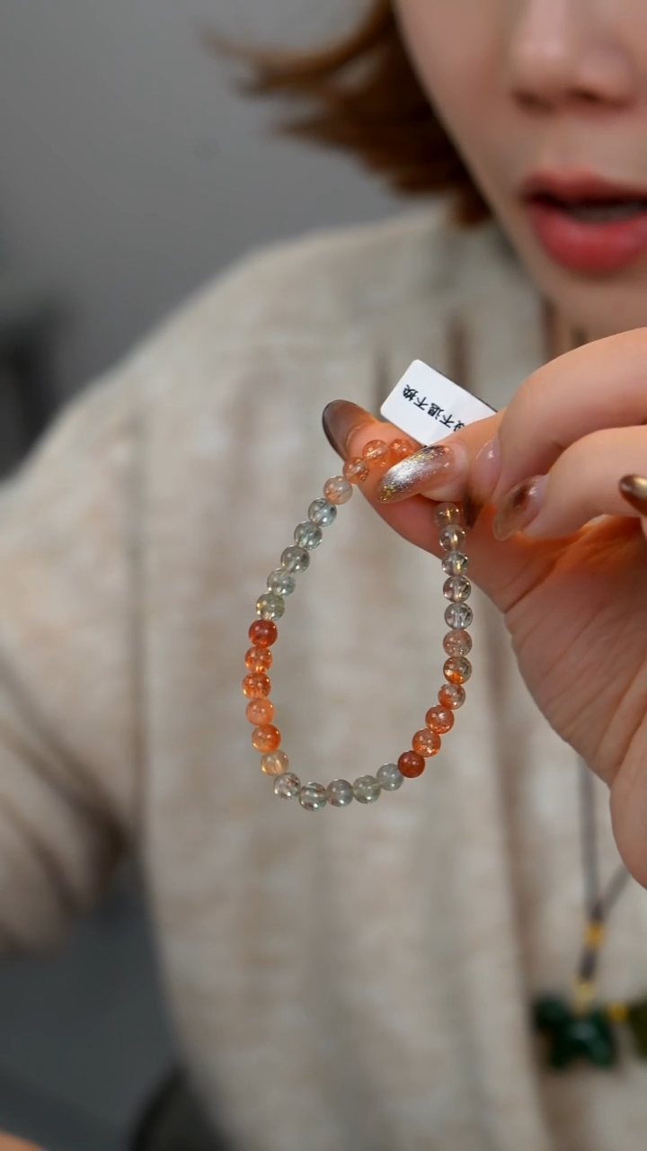 未镶嵌手链长石金太阳5-6m