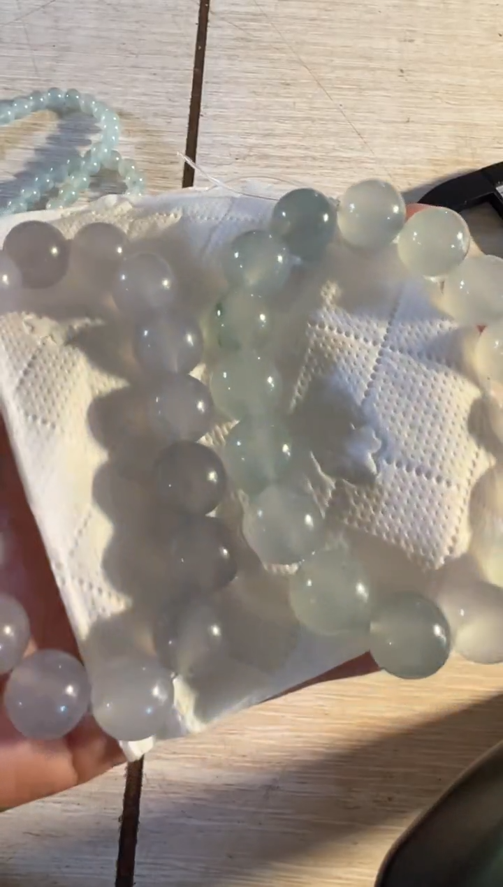 未镶嵌定制翡翠手串