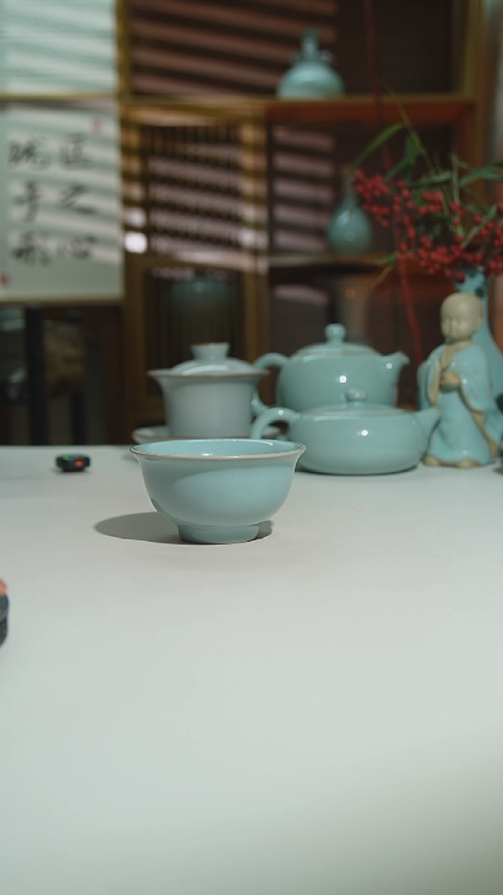 珑匞支钉压手杯满釉支钉烧二级安全发货