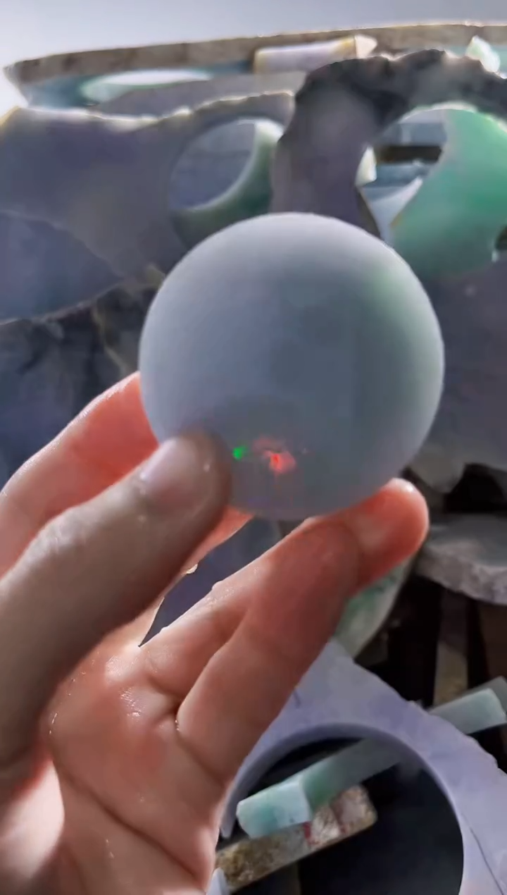 裸石翡翠缅甸翡翠A货文3544