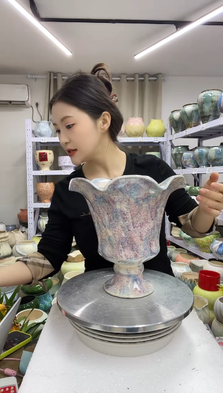 【12.31】花盆链接高：25  口：19.5