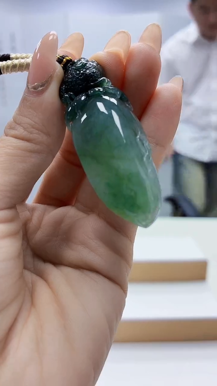 未镶嵌定制翡翠5028ty-毛货挂件55