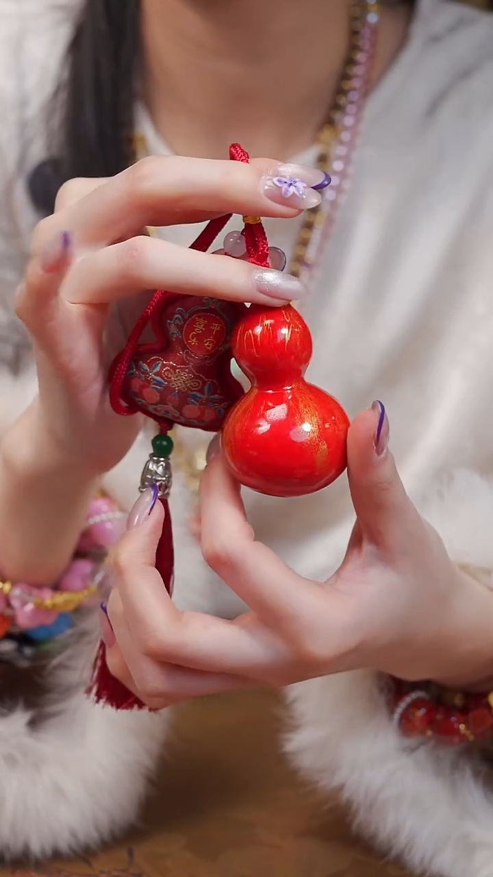 372漆艺工艺小葫芦29.9