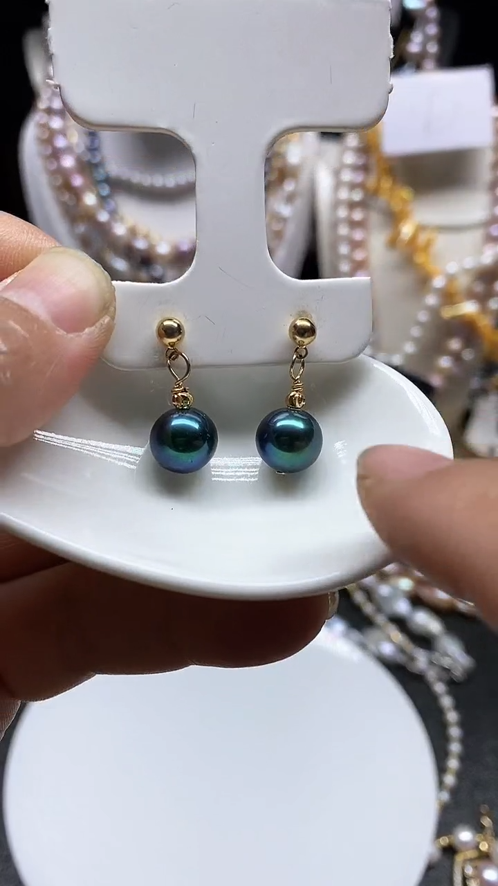 【闪购商品】淡水珍珠耳饰未镶嵌多人