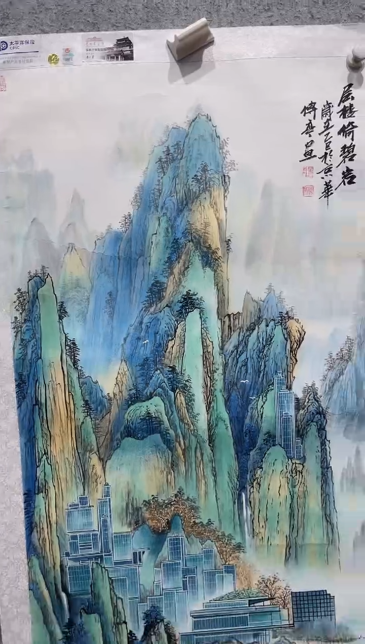 国画张传亭老师的作品3