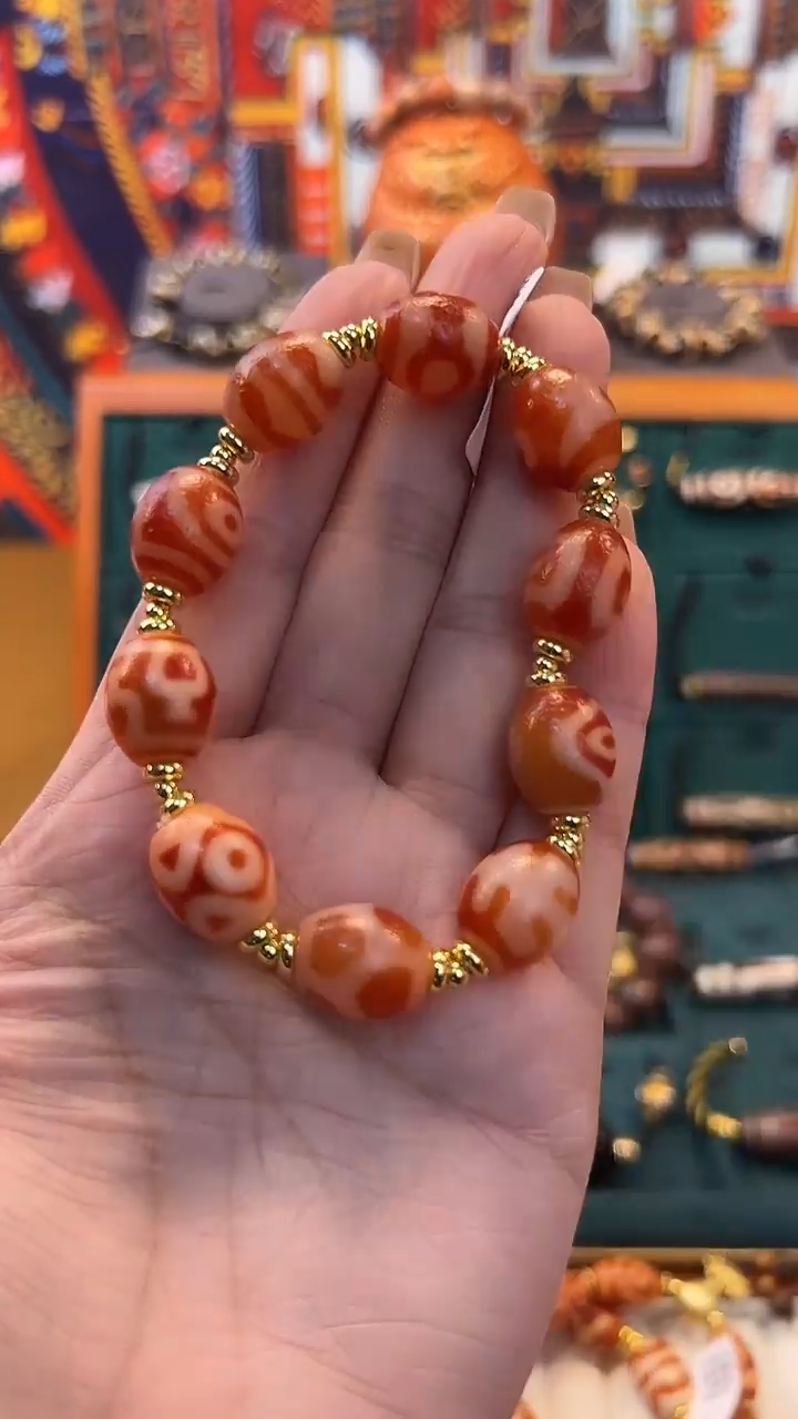 玛瑙/玉髓（覆膜）颈饰合金22.（微瑕）