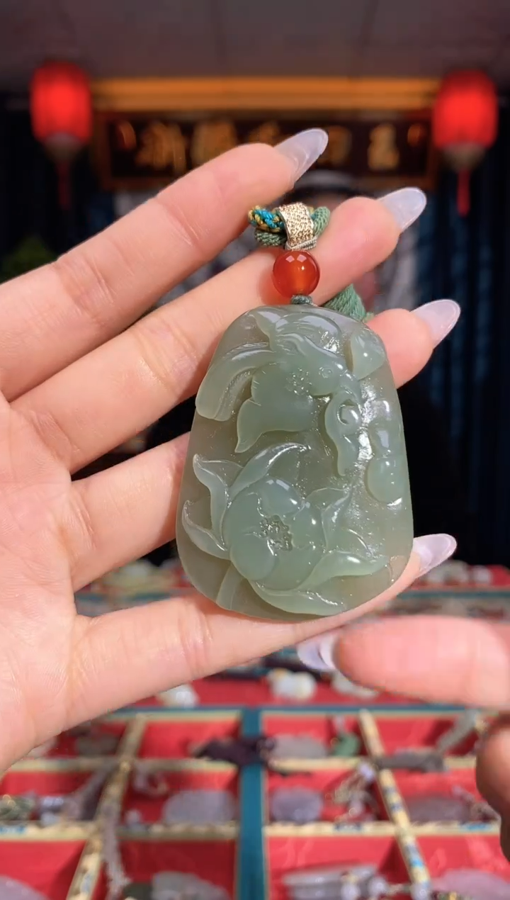 【闪购商品】和田玉颈饰未镶嵌喜事登门