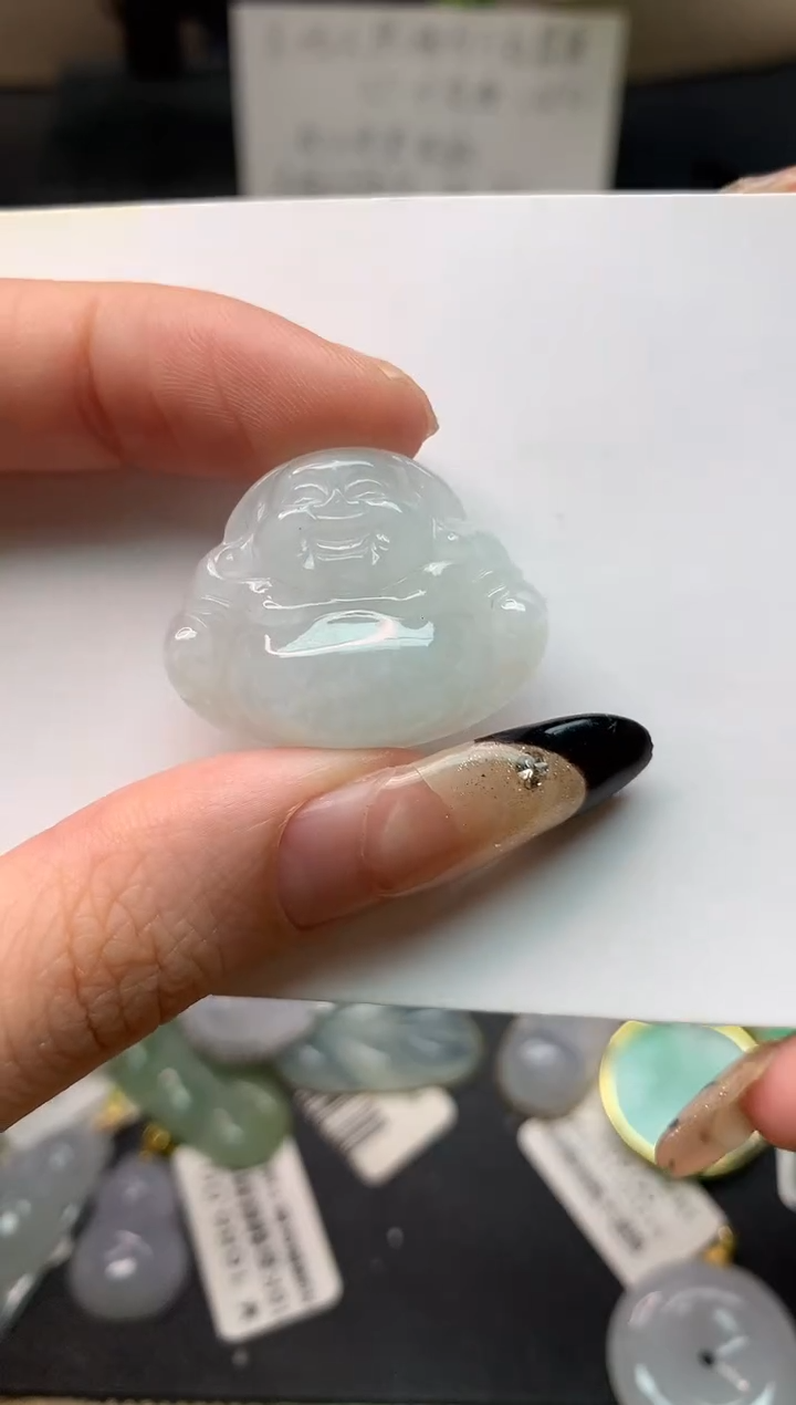 翡翠未镶嵌颈饰天然A货翡翠