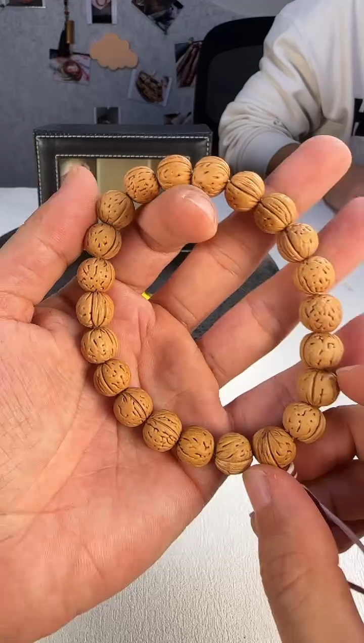 手串桃核12-13尺寸盘锦桃核
