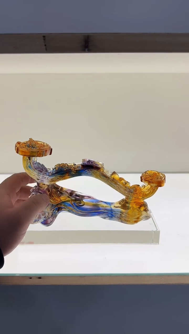 手工艺品琉璃如意彩色