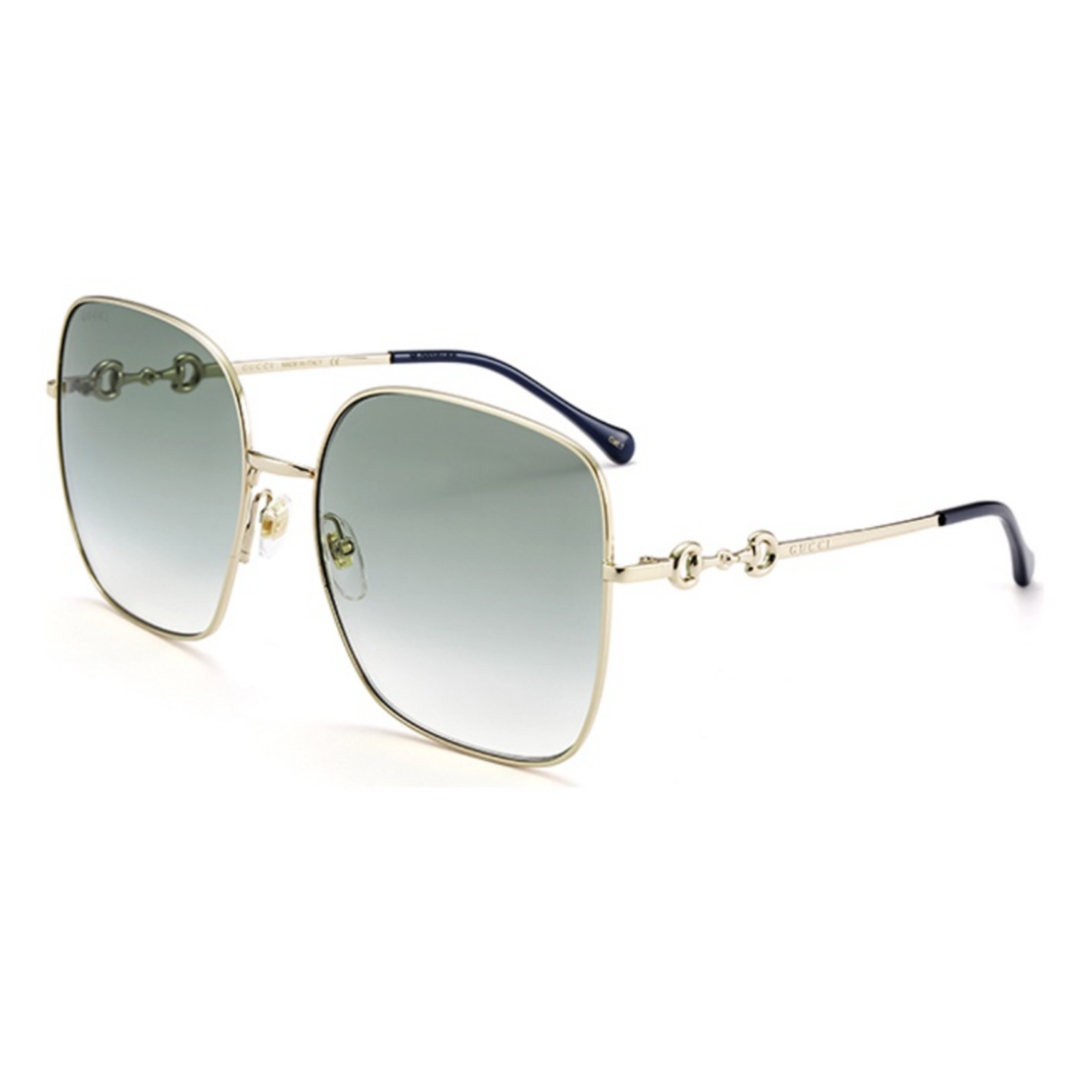 GUCCI/古驰太阳镜时尚潮流方形半框眼镜防紫外线遮阳墨镜GG0879S