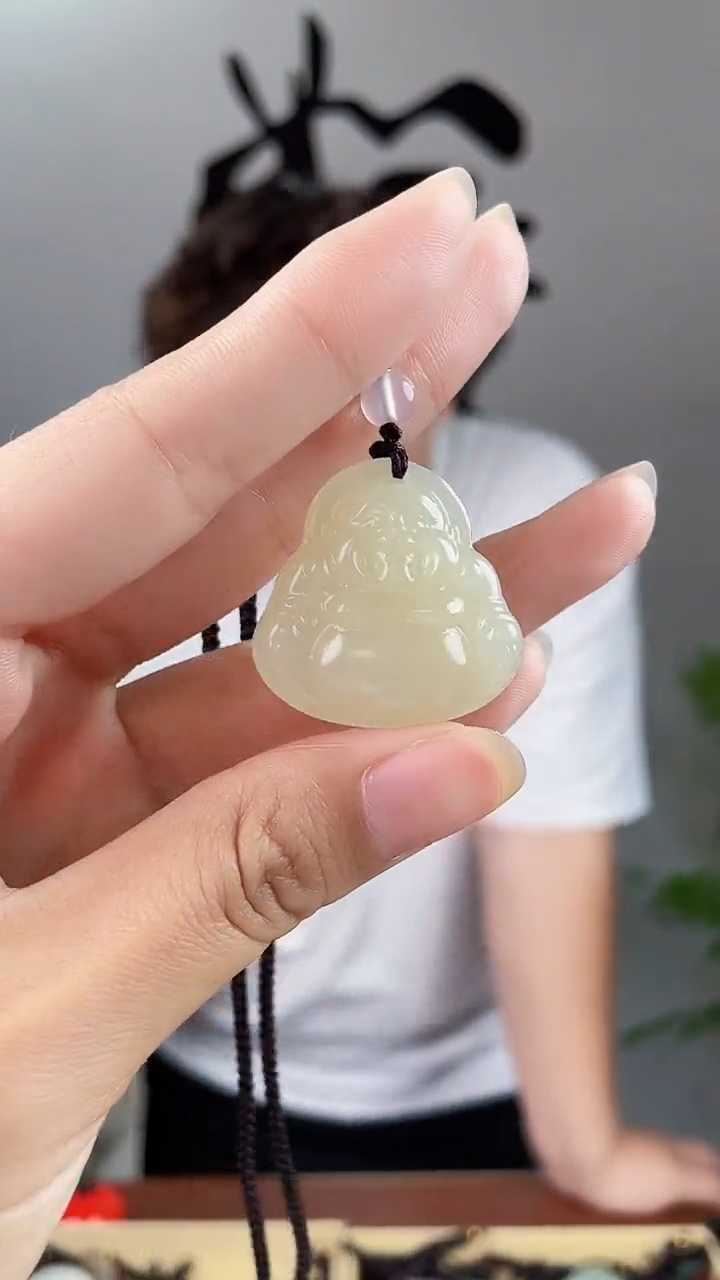 和田玉未镶嵌颈饰拍一发一，多样性发货