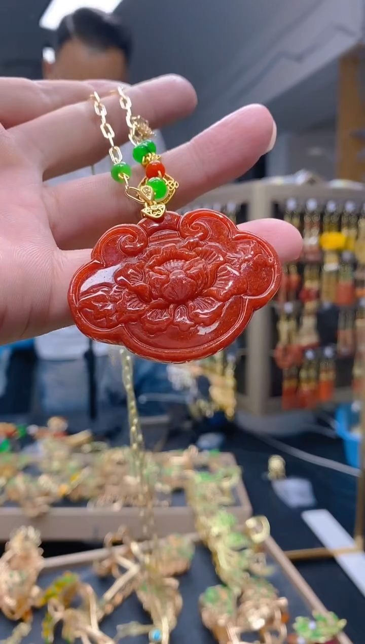 【闪购商品】翡翠耳饰合金0517翡翠锁骨链