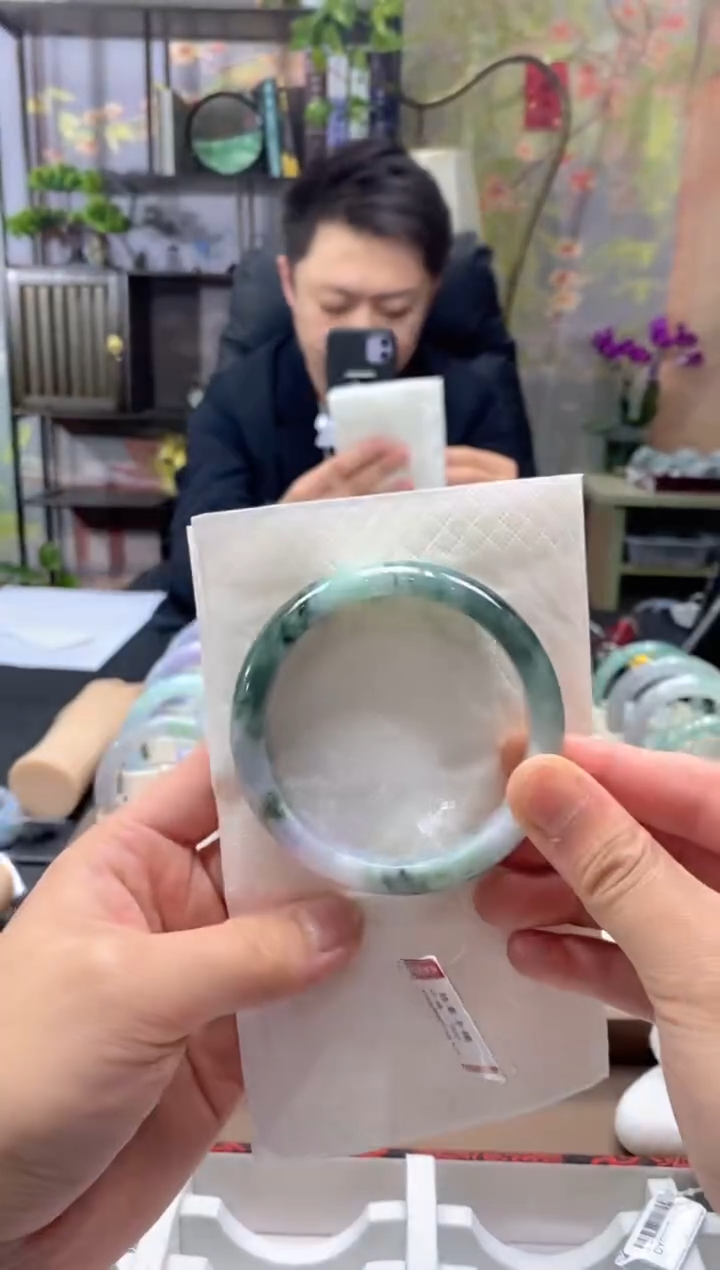 未镶嵌手镯翡翠0457****