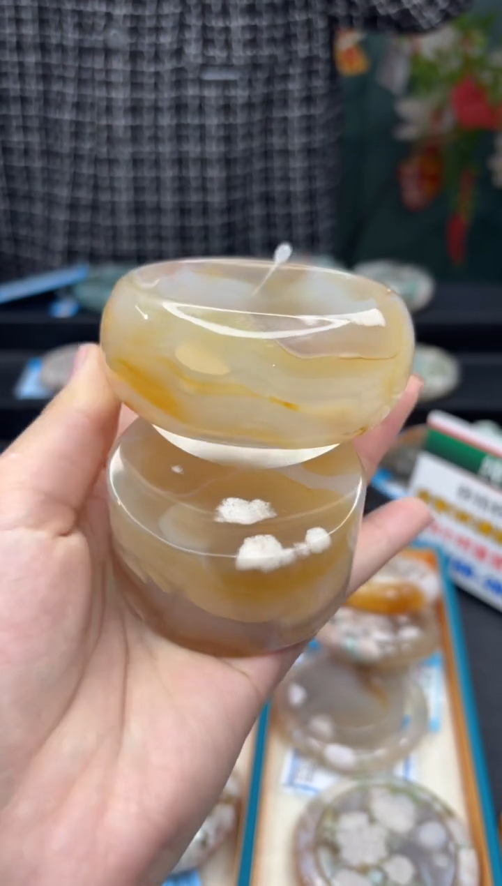 【闪购商品】石英质玉手镯未镶嵌585（59圈赠送镯心）