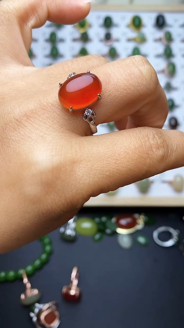 【闪购商品】南红玛瑙戒指未镶嵌1