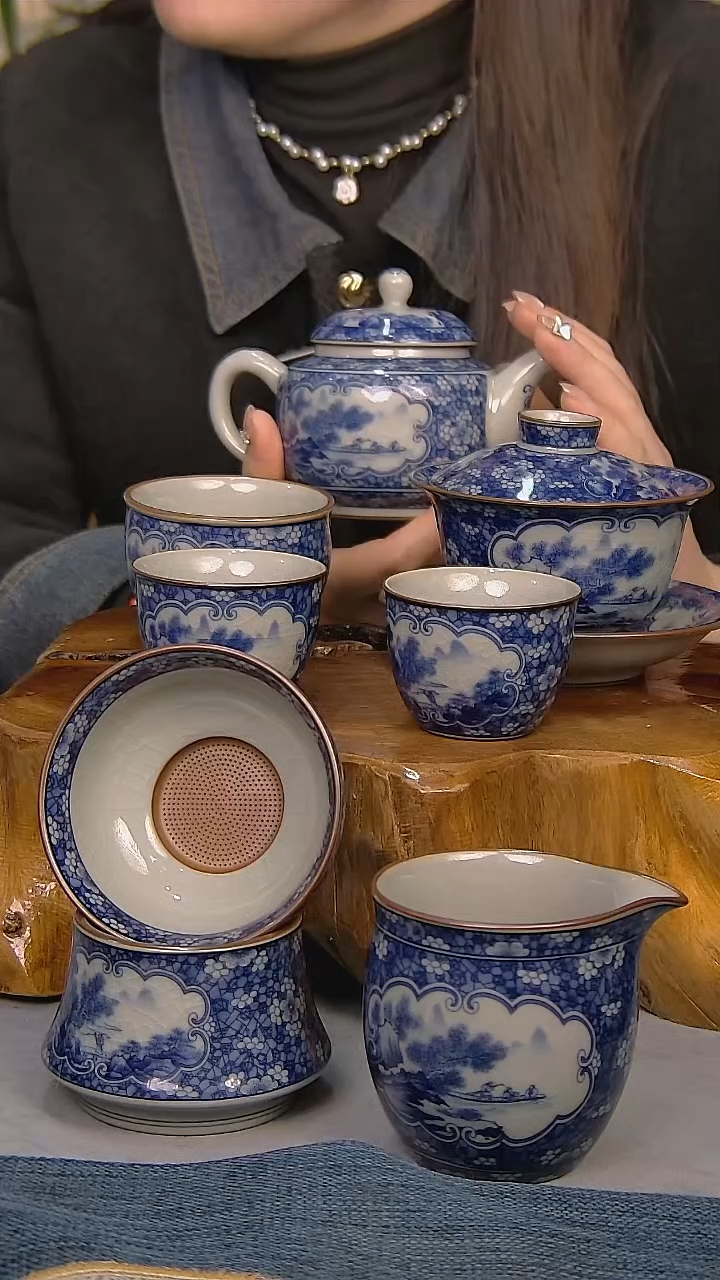 【闪购商品】简装家用款7件套 陶瓷家用茶具系列