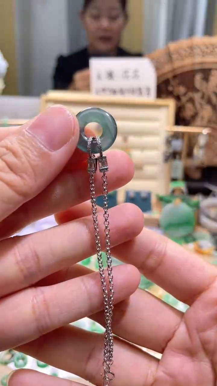 颈饰未镶嵌翡翠甜甜圈