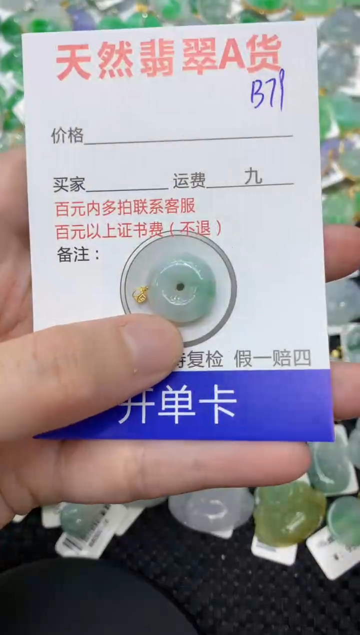 【闪购商品】翡翠颈饰18K金镶嵌111111111111