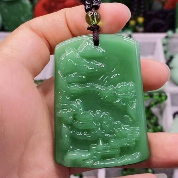 5粉丝福利深色山水牌