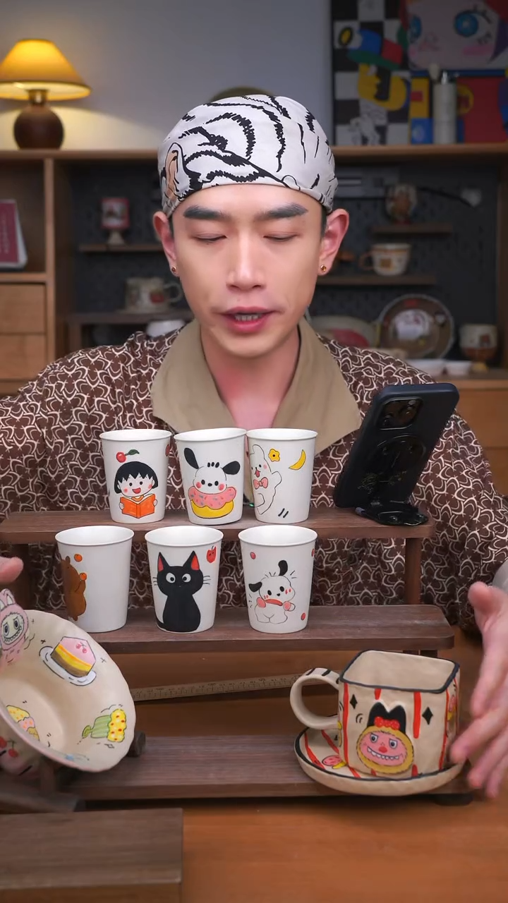 盘6款不定向发货1只！景德镇设计师款陶瓷