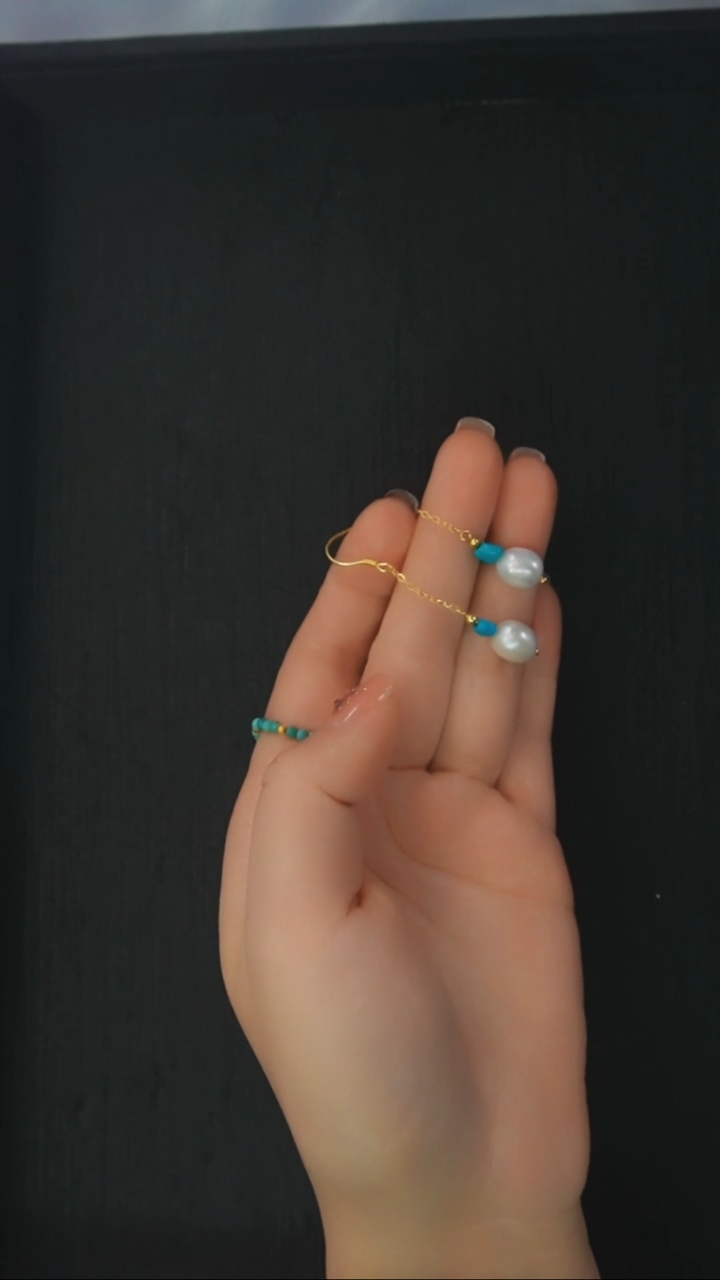 【闪购商品】淡水珍珠耳环银S925镶嵌发货一件