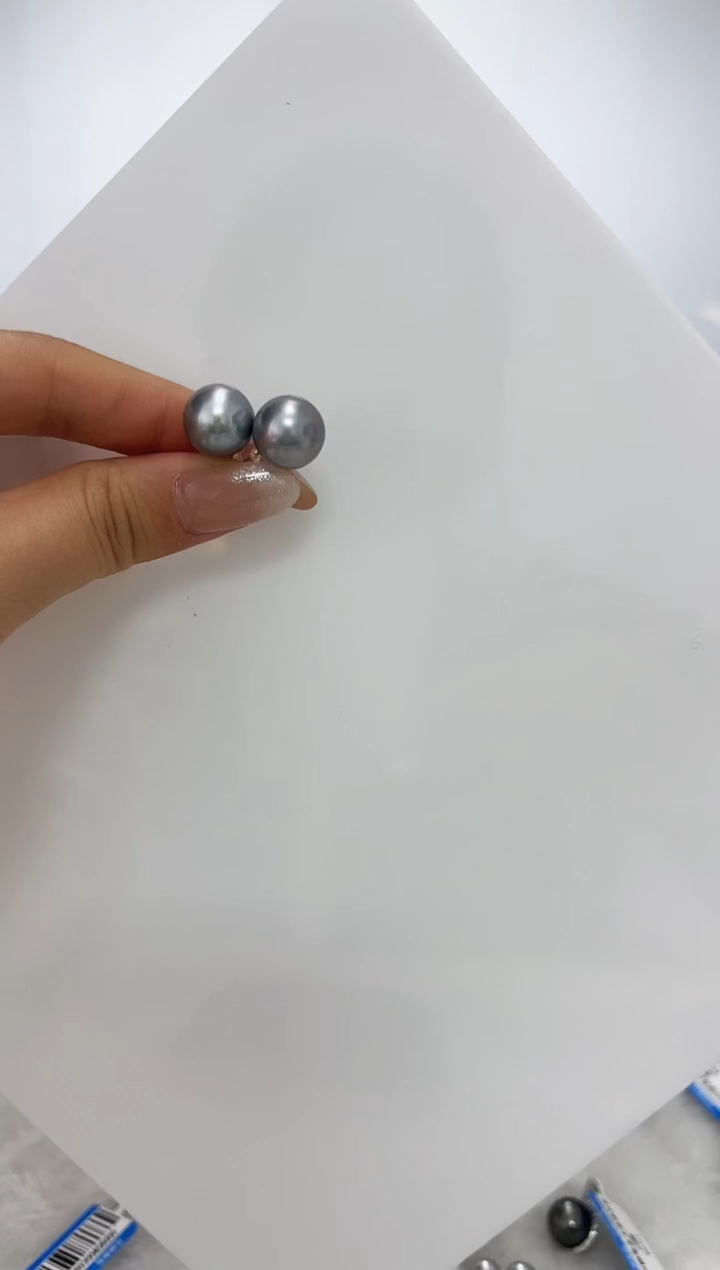 【闪购商品】海水珍珠DA18K金镶嵌耳钉 11 SS170