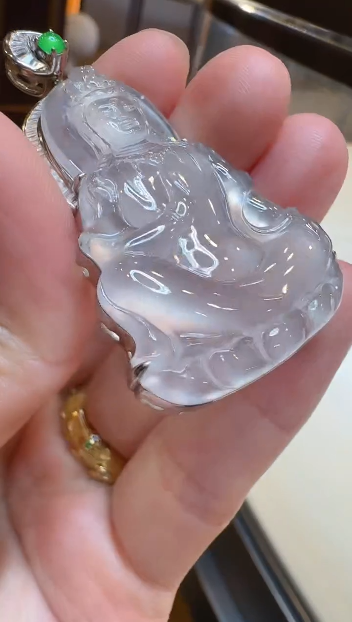 【闪购商品】翡翠吊坠(不含链)18K金镶嵌多样性团购发一件