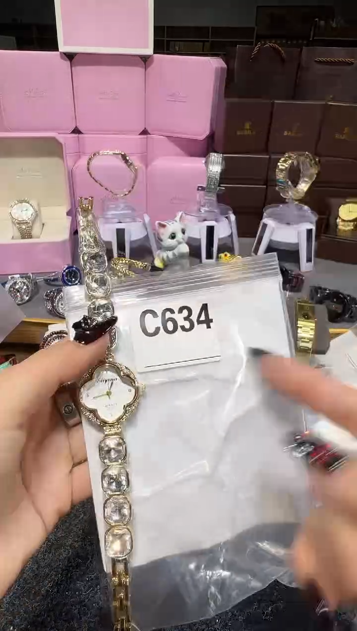 石英机芯不锈钢不锈钢直播定闪专用