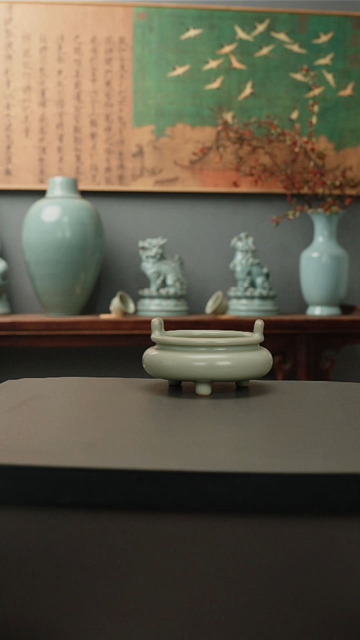 原产地原矿    三足炉