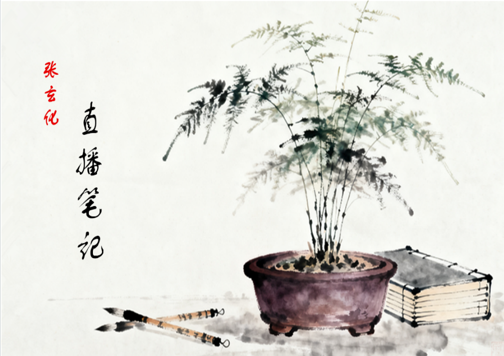 传统文化  张玄化直播笔记（横版）  经典书籍