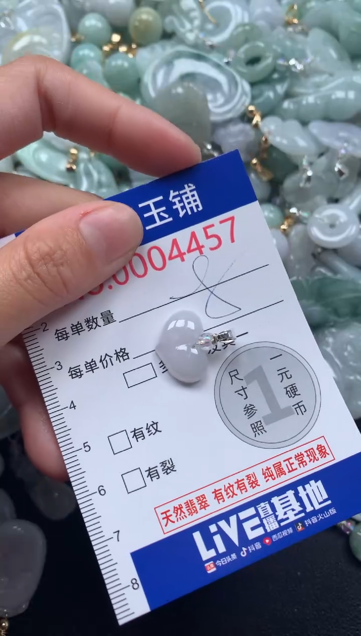 颈饰未镶嵌翡翠4457