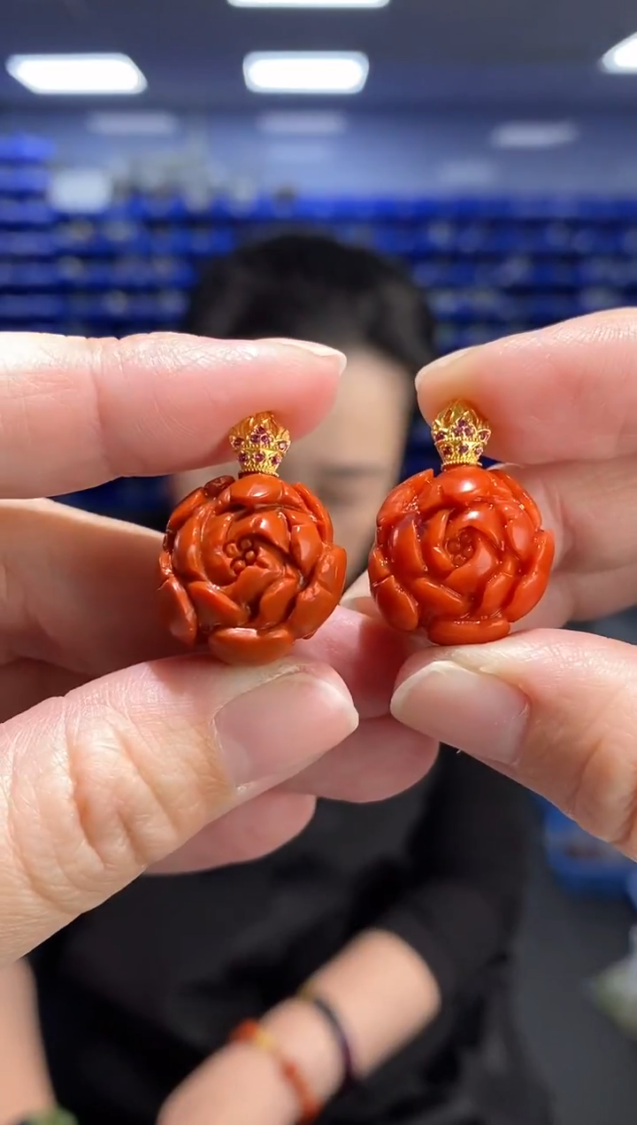 吊坠(不含链)银S925镶嵌南红玛瑙多样性发货发其一 