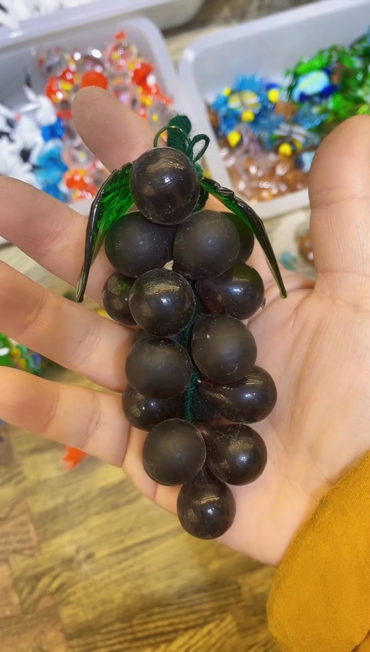 【闪购商品】琉璃手工艺品微瑕葡萄