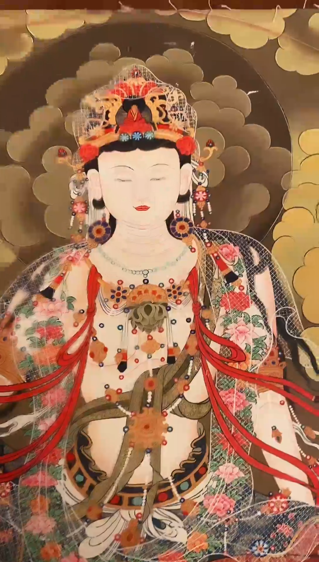 装裱画精美唐卡tk16108